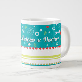 Taza De Café Gigante Aqui tem Afeição e Doçura