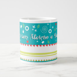 Taza De Café Gigante Aqui tem Afeição e Doçura