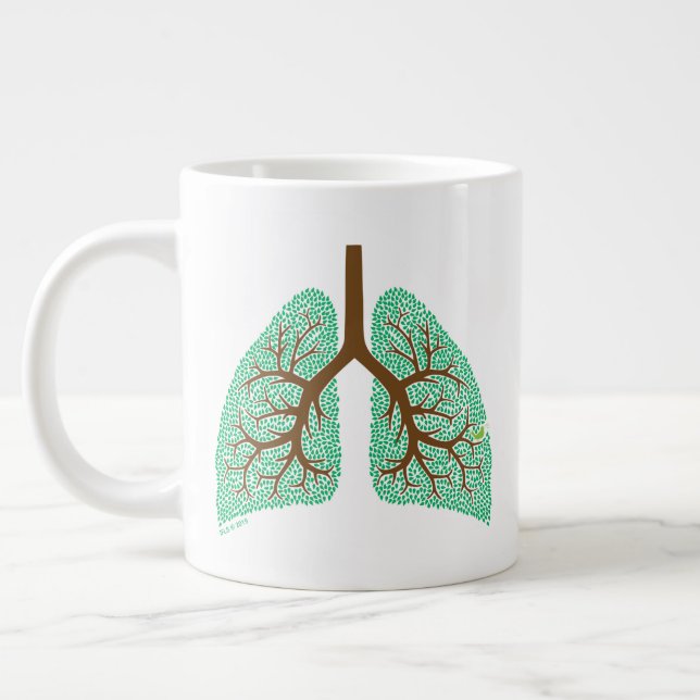 Taza De Café Gigante Árbol de lanas (Izquierda)