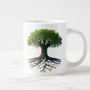Taza De Café Gigante "Árbol de vida"