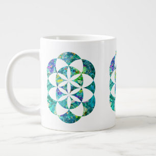 Taza De Café Gigante Árbol Kabbalah de vida