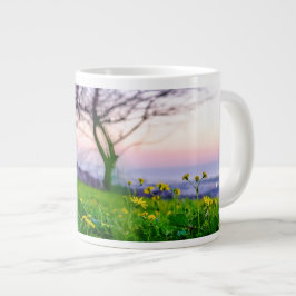 Taza De Café Gigante árbol vespertino