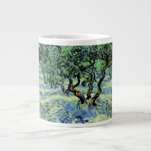 Taza De Café Gigante Arboleda de olivos de Vincent van Gogh