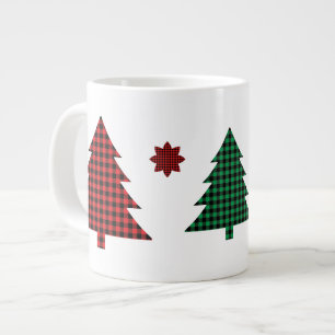 Taza De Café Gigante Árboles de Cuadros de Búfalo