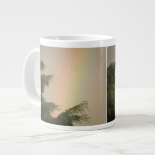 Taza De Café Gigante Arcoiris y jarra de árboles