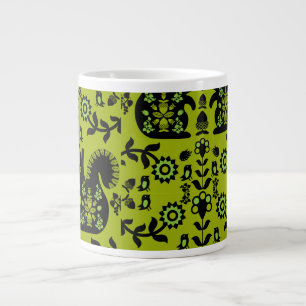 Taza De Café Gigante Ardilla Escandinavia Nórdica Arte Popular