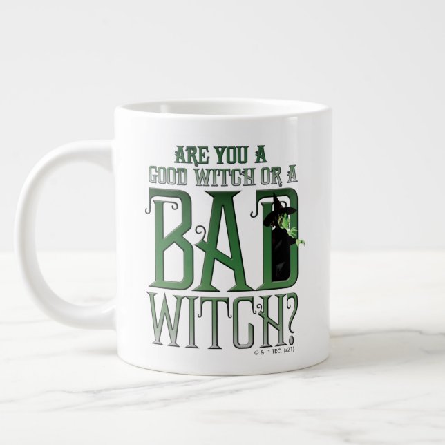 Taza De Café Gigante Are You A Good Witch Or A Bad Witch? (Izquierda)