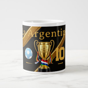 Taza De Café Gigante Argentina Juegos Globales 2026: Trofeo Cinta de Or