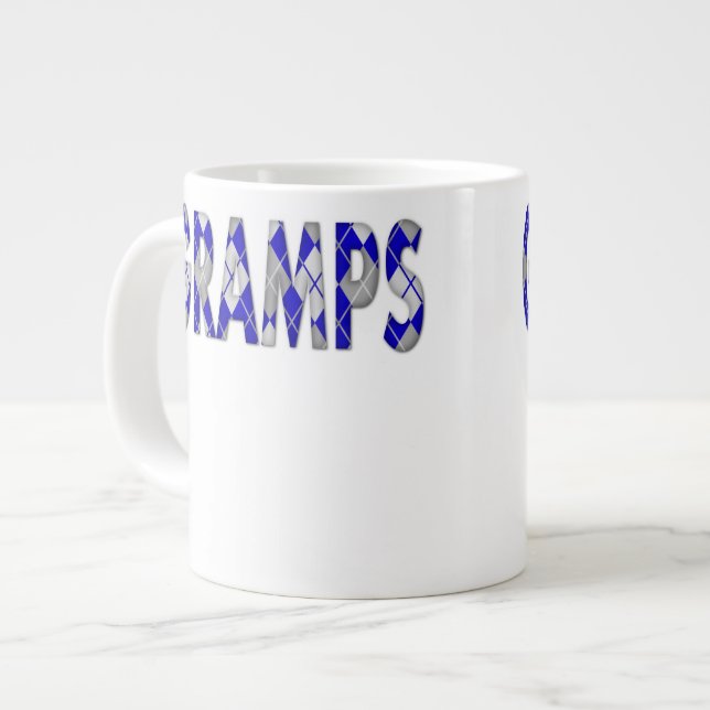 Taza De Café Gigante Argyle Gramps (Izquierda)