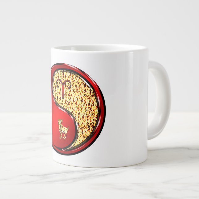 Taza De Café Gigante Aries (Derecha)
