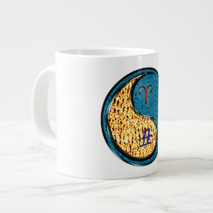 Taza De Café Gigante Aries & Buey de Agua
