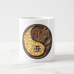 Taza De Café Gigante Aries & Buey de Tierra