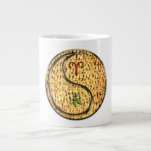Taza De Café Gigante Aries y Cabra de Fuego