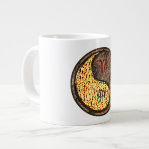 Taza De Café Gigante Aries y Conejo de Tierra