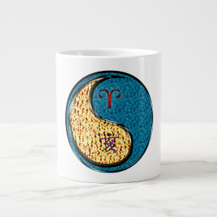 Taza De Café Gigante Aries y Jabalí de Agua
