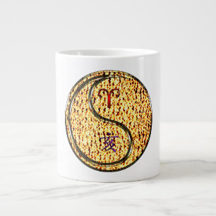 Taza De Café Gigante Aries y Jabalí de Fuego