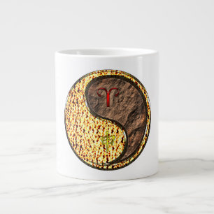 Taza De Café Gigante Aries y Mono de Tierra