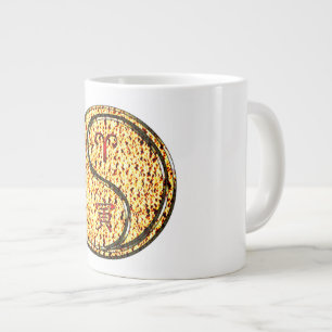Taza De Café Gigante Aries y Tigre de Fuego