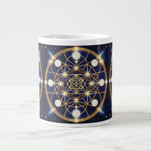Taza De Café Gigante Armonía Celestial – La Luz Dentro de la Cuadrícula