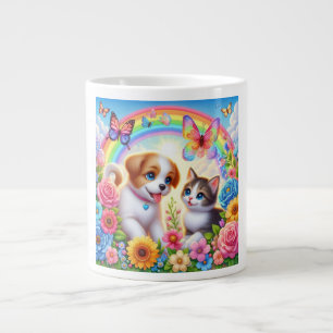 Taza De Café Gigante Aroma de cachorro/gatito