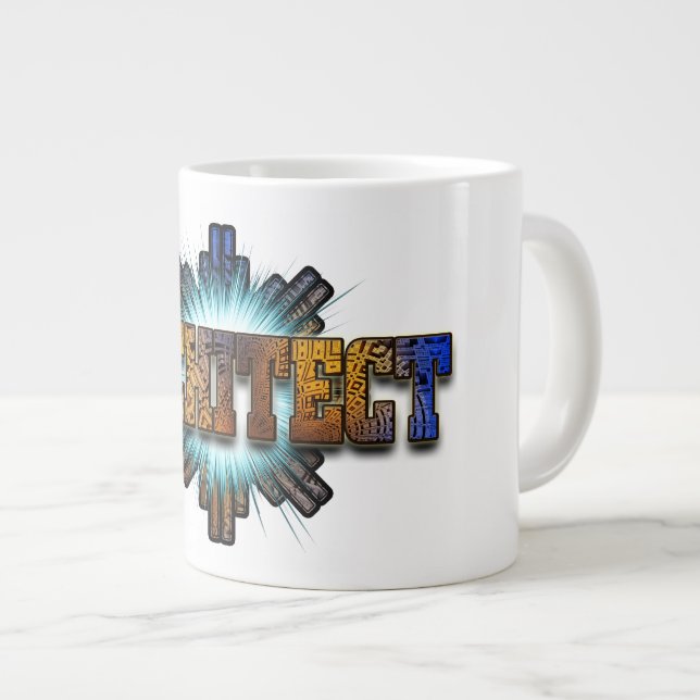 Taza De Café Gigante Arquitecto DTW Architects Merch (Derecha)