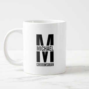 Taza De Café Gigante Arreglos Modernos Personalizados para Padrinos con