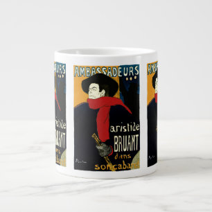 Taza De Café Gigante Arte Antiguo Modernista Ambassadeurs, Toulouse Lau