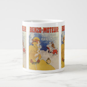 Taza De Café Gigante Arte Antiguo Moderno, Benzo Moteur por Jules Chere
