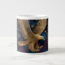 arte de águila dorada celestial