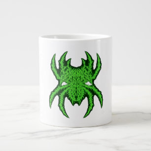 Taza De Café Gigante Arte de culturismo Disciplina Araña Verde Gimnasio