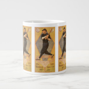 Taza De Café Gigante Arte de etiqueta de producto vintage, Boston Garte