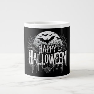 Taza De Café Gigante Arte de Halloween feliz