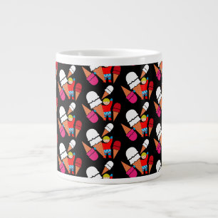 Taza De Café Gigante Arte De Helado Retro Vintage