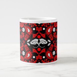 Taza De Café Gigante Arte folclórico de Eslovaquia