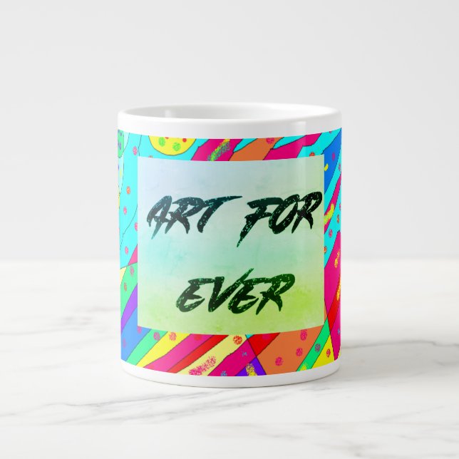 TAZA DE CAFÉ GIGANTE ARTE PARA CELBRAR ARTISTA Y PINTORES (Frente)