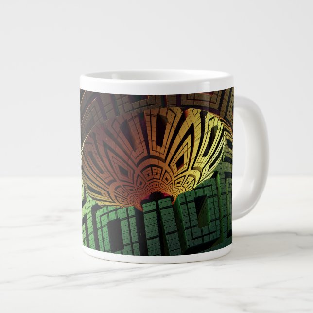 Taza De Café Gigante Artefacto alienígena de Xzendor7 (Derecha)