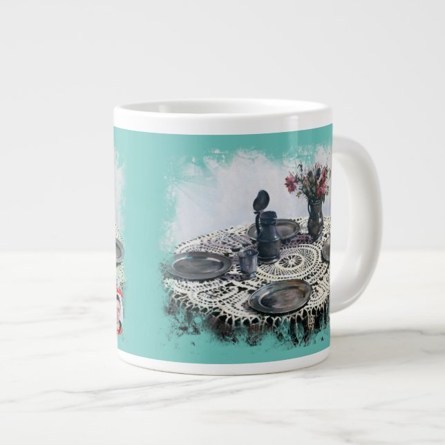 Taza De Café Gigante Artesanía (Derecha)