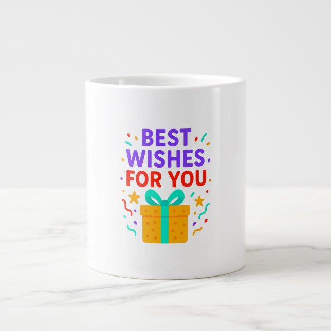 Taza De Café Gigante Artículos de regalo perfectos para cumpleaños, Fie (Frente)