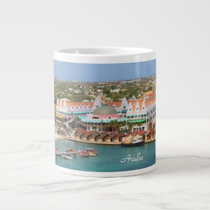 Taza De Café Gigante Aruba, Marina, Fotografía,