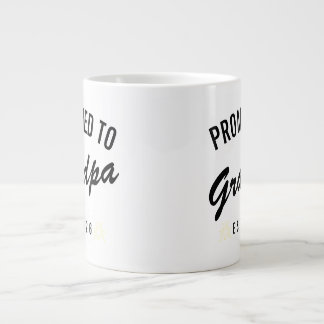 Taza De Café Gigante Ascendido a Abuelo Est. 2026