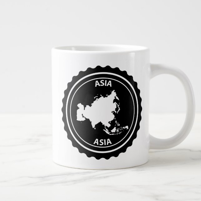 Taza De Café Gigante Asia (Derecha)
