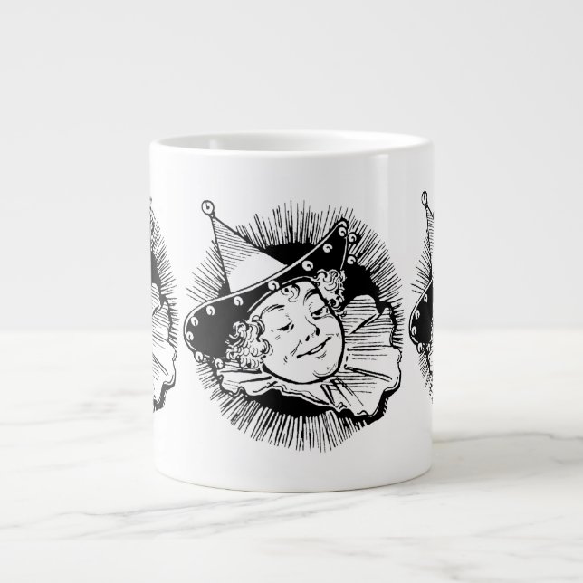 Taza De Café Gigante Asistente de cosecha de oz, retrato de mujer Munch (Frente)