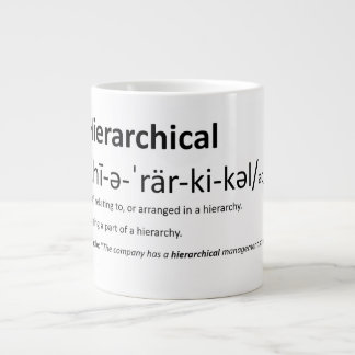 Taza De Café Gigante Asistente de pronunciación jerárquico