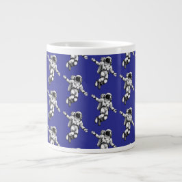 Taza De Café Gigante Astronauta en el espacio