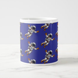 Taza De Café Gigante Astronauta en el espacio