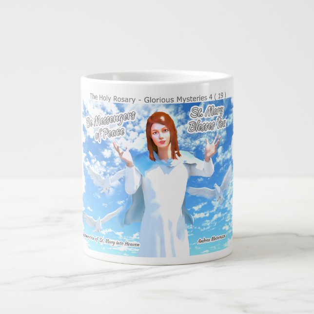 Taza De Café Gigante Asunción de Santa María al Cielo (Frente)