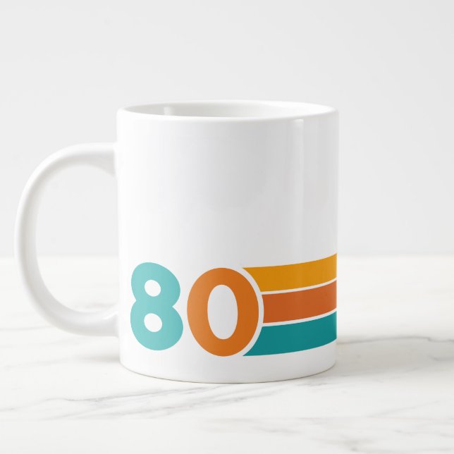 Taza De Café Gigante Atardecer Retro 80 (Izquierda)