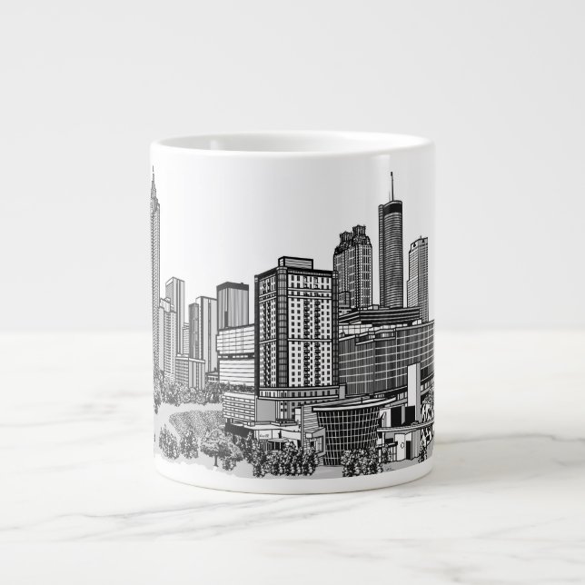 Taza De Café Gigante Atlanta Georgia (Frente)
