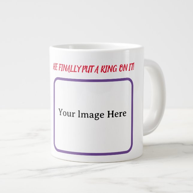 Taza De Café Gigante atractiva mug para tu pareja cercana (Derecha)