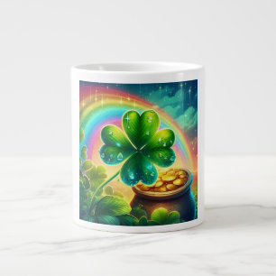 Taza De Café Gigante Atractivo del Día del Sagrado Prisco
